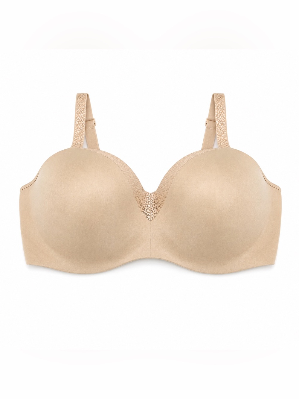 Playtex Secrets Amazing Shape Bra size 46DD Nude Underwire Balconette T-Shirt
